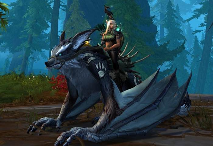 The rare Liberated Slyvern mount in World of Warcraft: Dragonflight.
